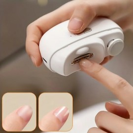Electric Nail Clipper Safety Automatic Fingernail Clipper Portable Nail Trimmer Electric Nail Trimmer Manicure Tool For Kids Adults Elderly
